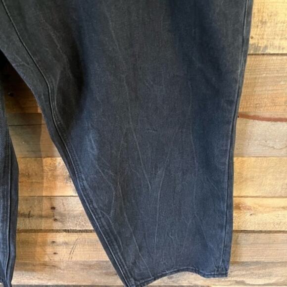 Old Navy Black Distressed High Rise Straight Leg Jeans Size 20 - Picture 11 of 14